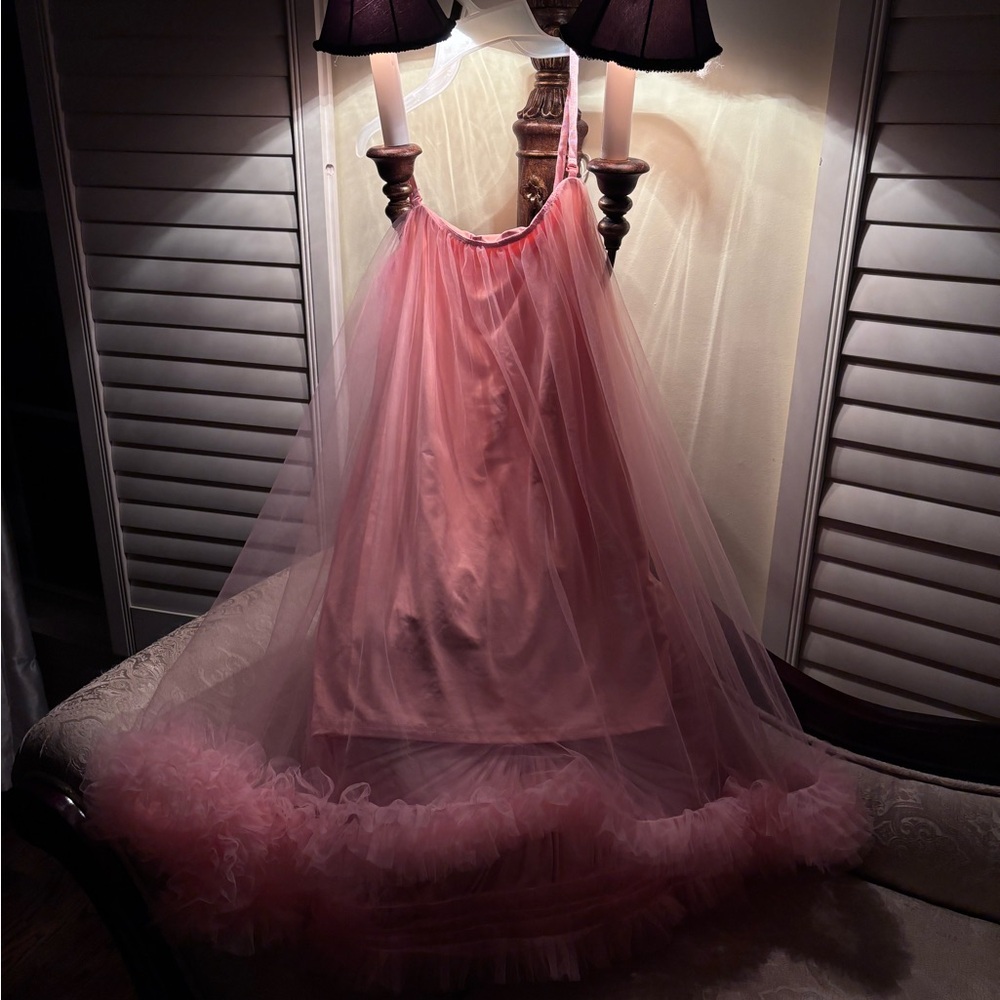 SHEIN Pink Midi Dress